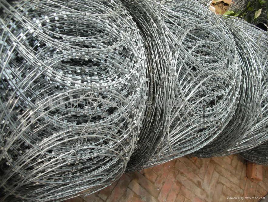 Razor Wire Flat Wrap Coils